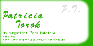 patricia torok business card